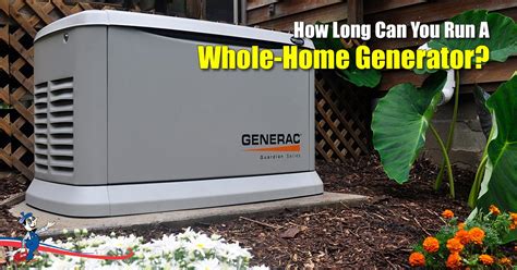 How long is it safe to run a generator?