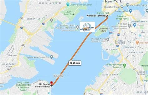 How long is the ferry from Manhattan to Staten Island?
