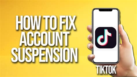 How long is the first TikTok suspension?