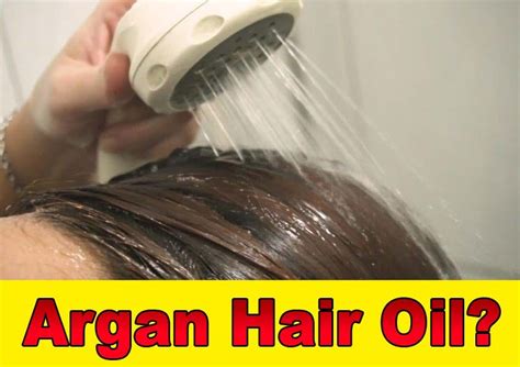 How long should I leave argan oil in my hair?