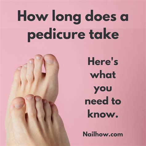 How long should a full pedicure take?