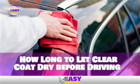 How long should base coat dry before clearing?