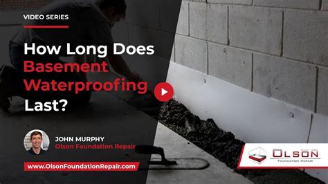 How long should basement waterproofing last?