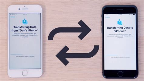 How long should iOS transfer take?