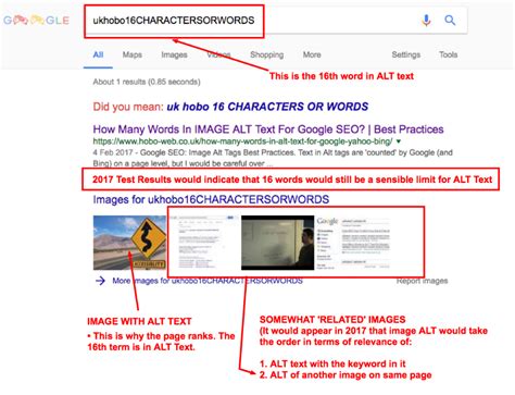 How long should image alt text be for SEO?
