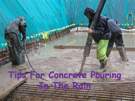 How long should new concrete be protected from rain?