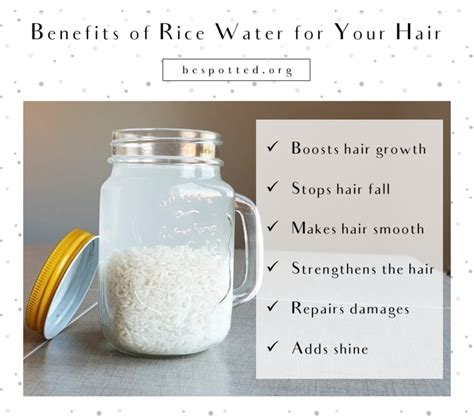 How long should rice water sit for hair?