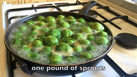 How long should sprouts be boiled?