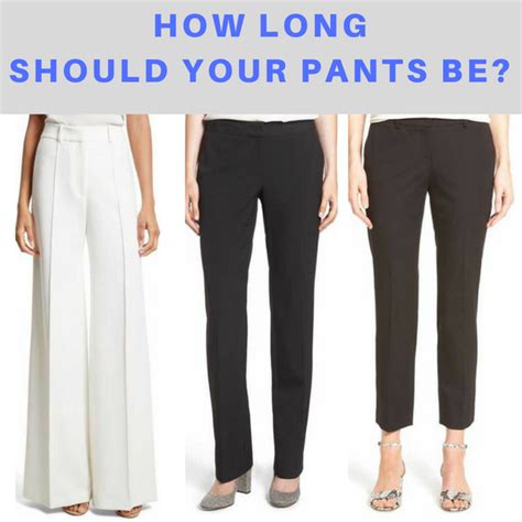 How long should wide leg pants be?