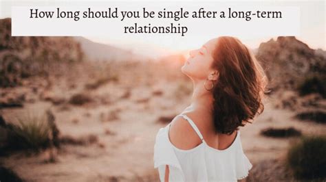 How long should you be single after separation?