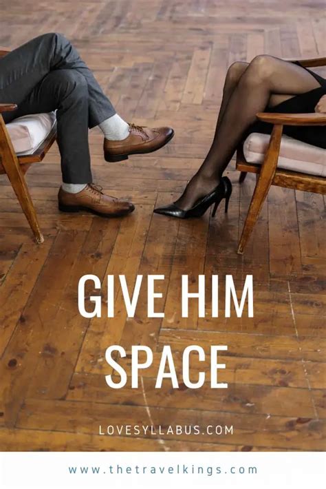 How long should you give a guy space?