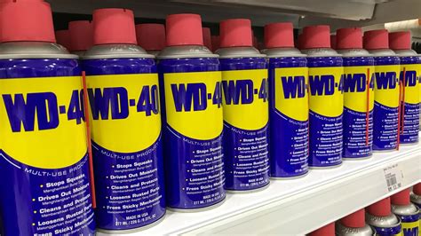 How long to leave WD-40 on glue?
