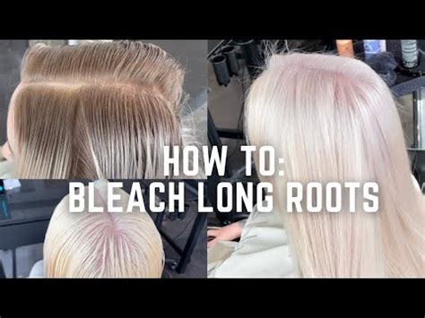 How long to leave bleach on roots?