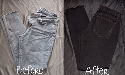 How long to leave jeans in black dye?
