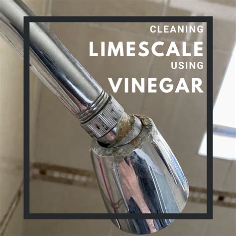 How long to leave vinegar on limescale?