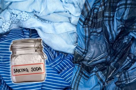 How long to soak clothes in baking soda?