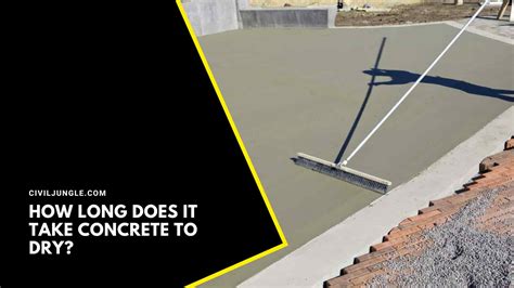 How long until concrete can support weight?