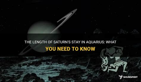 How long will Saturn stay in Aquarius?