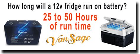 How long will a 12V fridge last?