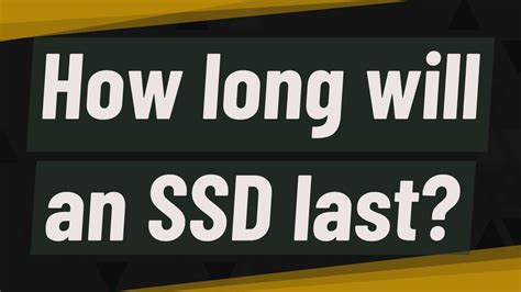 How long will a 2TB SSD last?