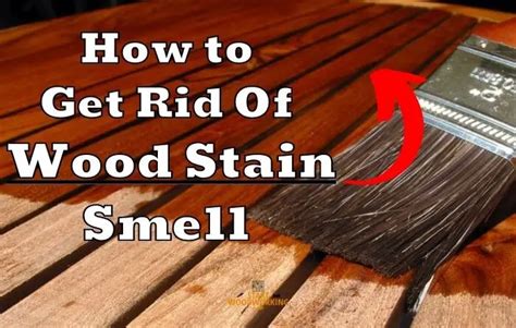 How long will stained wood smell?