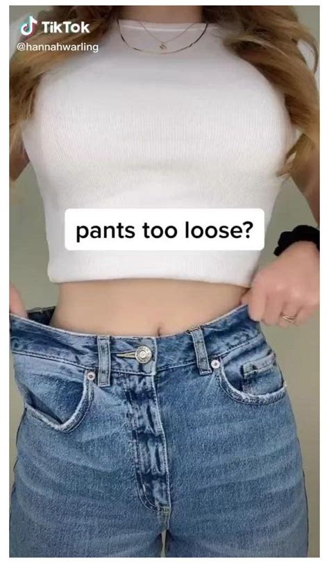 How loose is too loose for pants?