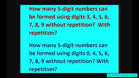 How many 7 digit numbers can be formed without repetition?