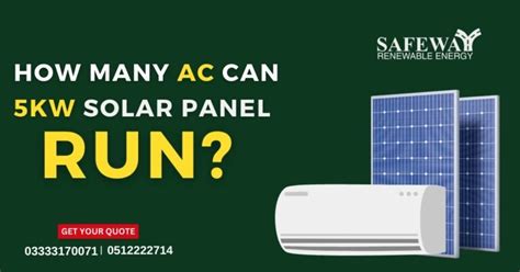 How many AC can 5kW run?