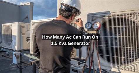 How many AC can run on 5 kVA?