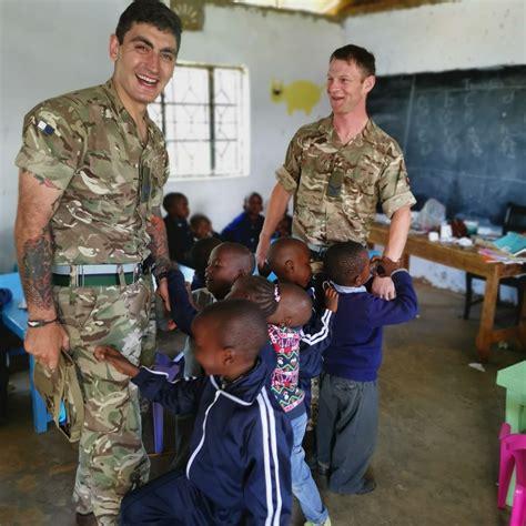 How many British soldiers are in Kenya?