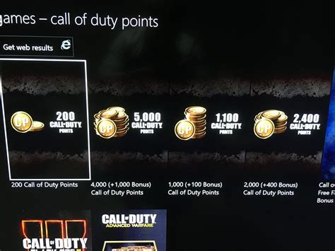 How many COD Points is 5 dollars?