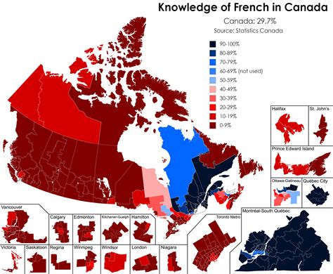 How many Canadians are in France?