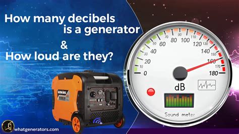 How many DB is a generator?