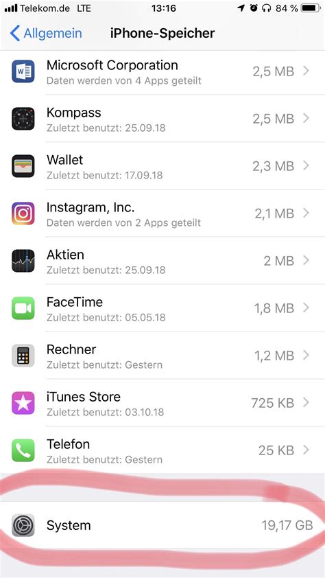 How many GB should iOS take?