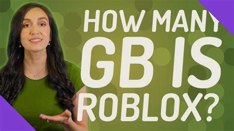 How many GBS is Roblox?
