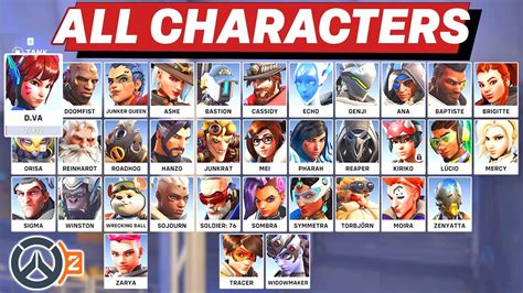 How many Overwatch 2 characters are there in total?