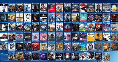 How many PS4 games are there?