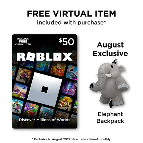 How many Roblox is $50?
