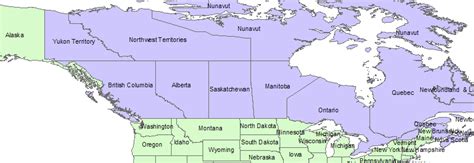 How many US states border Ontario?