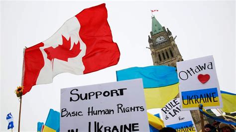 How many Ukrainians live in Canada?