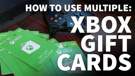 How many Xbox gift cards can you use?