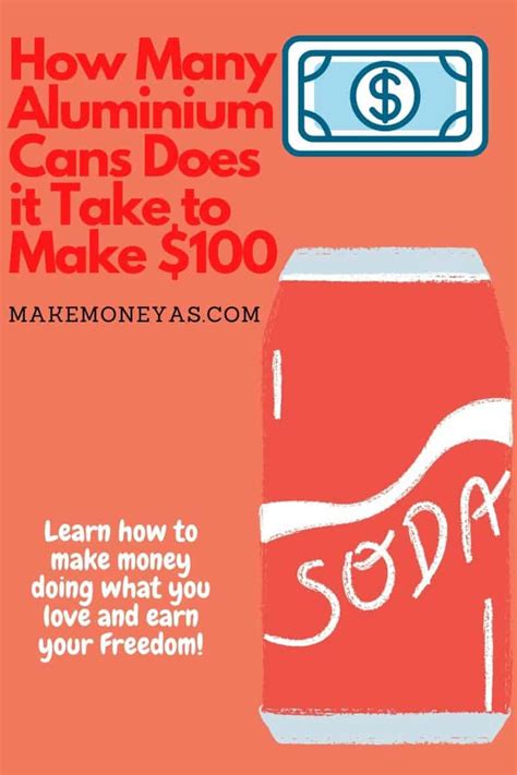 How many aluminum cans does it take to make $100?