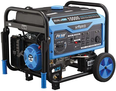 How many amps does a 10000 watt generator produce?