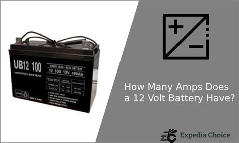How many amps does a 12 volt battery have?