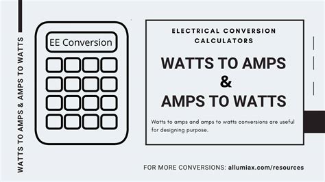 How many amps is 3600 watts?