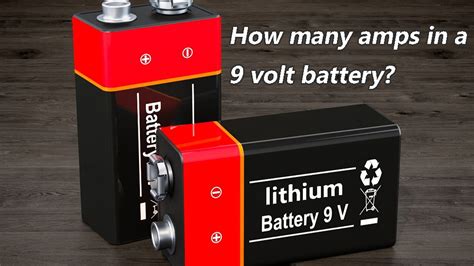 How many amps is a 9V battery?