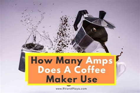 How many amps is a coffee maker?