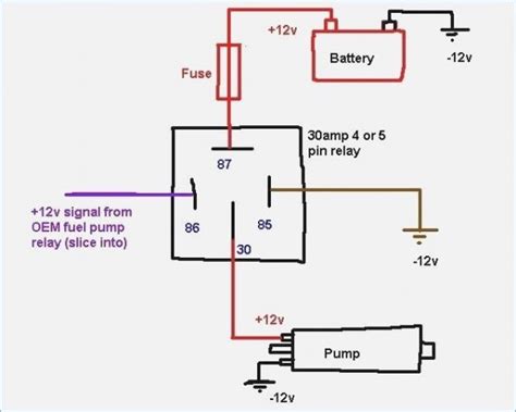 How many amps is a fuel pump relay?