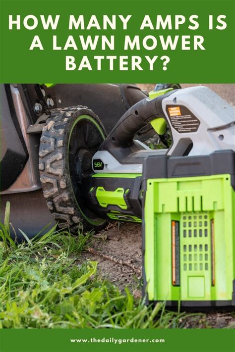 How many amps is a lawn mower battery?