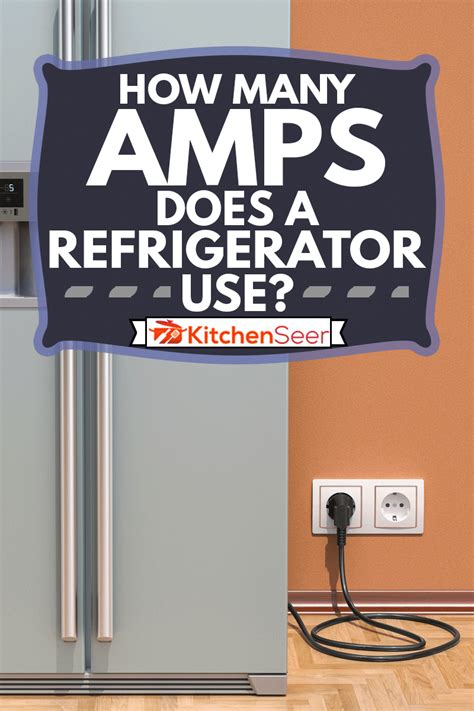 How many amps is a refrigerator?